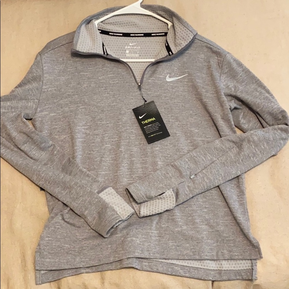 NWT NIKE 1/4 zip dri fit therma!
